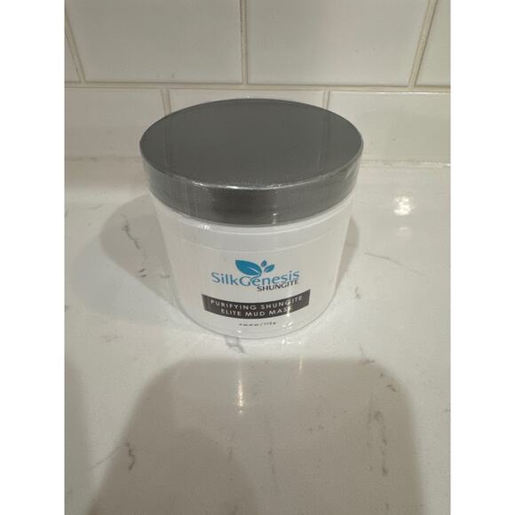 Silk Genesis Shungite Purifying Elite Mud Mask 4 oz New in Sealed Packaging - Picture 1 of 2